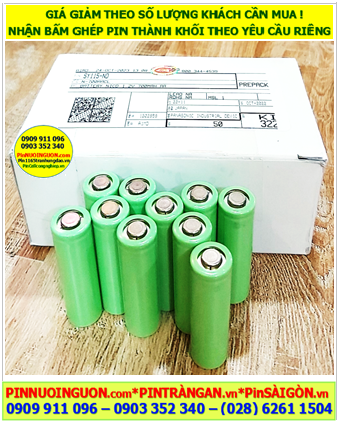 Cadnica N-700AACL; Pin sạc Panasonic Cadnica N-700AAC (AA700mAh 1.2v) chính hãng, Xuất xứ NHẬT